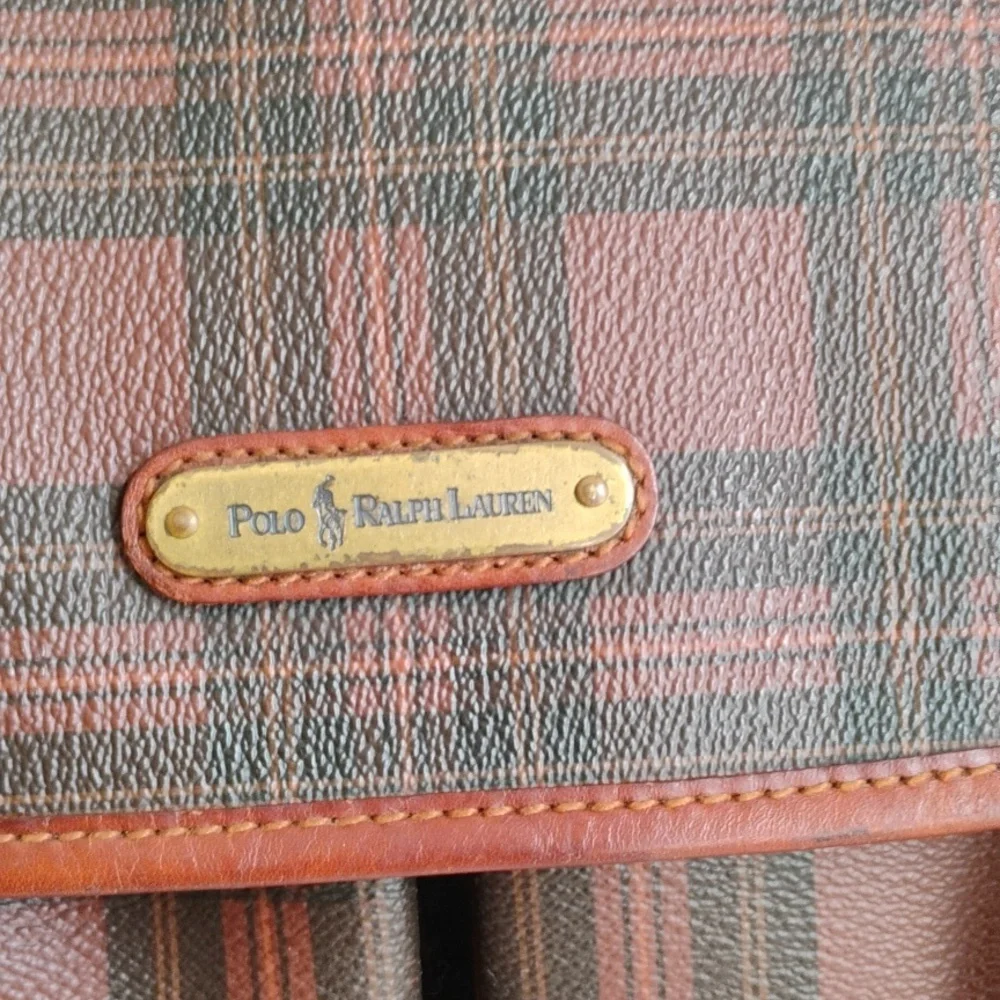 Polo Ralph Lauren Tartan Plaid Satchel.